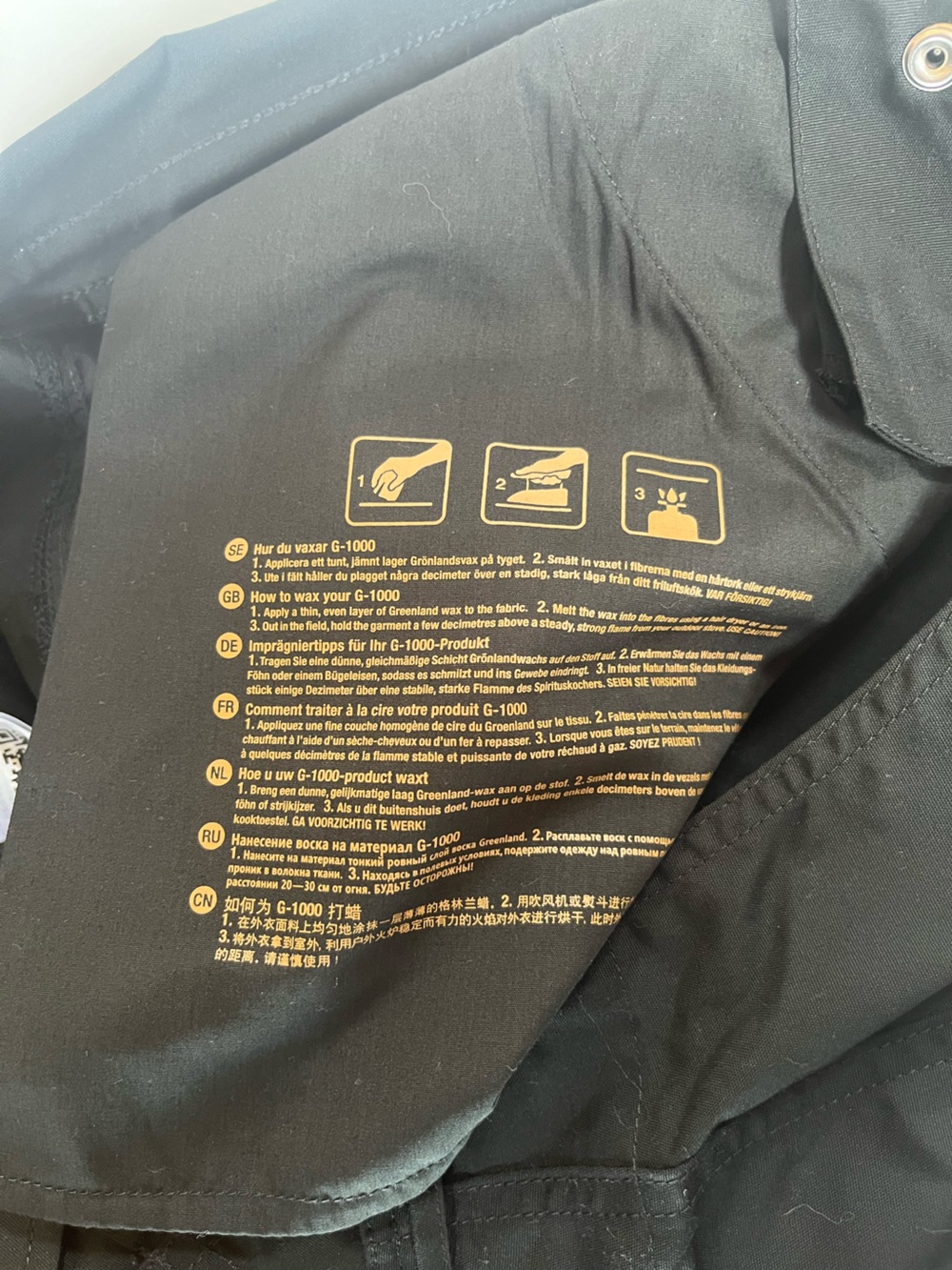 Fjallraven Black Waxed Vardag Dungaree Trousers Gorpcore Pocket Black Overalls - Picture 13 of 15